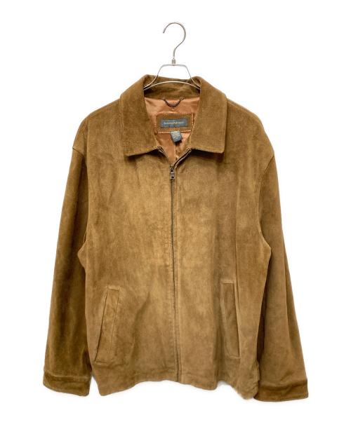 BANANA REPUBLIC（バナナリパブリック）BANANA REPUBLIC (バナナリパブリック) スウェードレザージャケット ブラウン サイズ:SIZE XLの古着・服飾アイテム