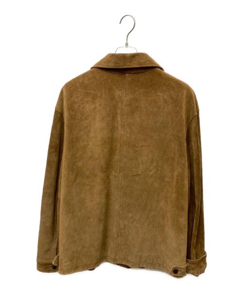 BANANA REPUBLIC（バナナリパブリック）BANANA REPUBLIC (バナナリパブリック) スウェードレザージャケット ブラウン サイズ:SIZE XLの古着・服飾アイテム