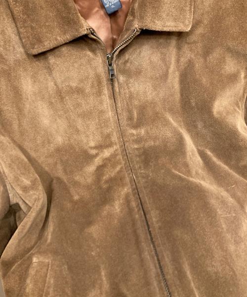 BANANA REPUBLIC（バナナリパブリック）BANANA REPUBLIC (バナナリパブリック) スウェードレザージャケット ブラウン サイズ:SIZE XLの古着・服飾アイテム
