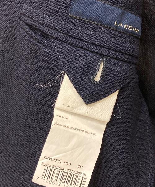 LARDINI（ラルディーニ）LARDINI (ラルディーニ) SINGLE 3B JACKET ウールテーラードジャケット ネイビー サイズ:SIZE 44の古着・服飾アイテム