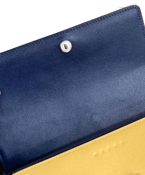 MARNI（マルニ）MARNI (マルニ) Trunk bag L トランクバッグ ラージ ネイビー・ブラウンの古着・服飾アイテム