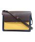MARNI（マルニ）の古着「Trunk bag L トランクバッグ ラージ」｜ネイビー・ブラウン