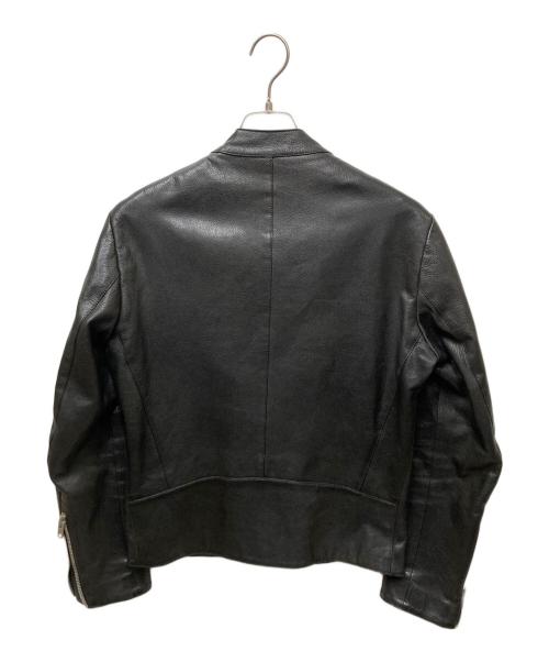Maison Margiela 14（メゾンマルジェラ 14）Maison Margiela 14 (メゾンマルジェラ 14) 八の字 ゴートレザー シングルライダースジャケット ブラック サイズ:SIZE 44の古着・服飾アイテム