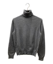 Maison Margiela 4 14（メゾンマルジェラ）の古着「Chashmere High Neck Sweater タートルネックニット」｜グレー