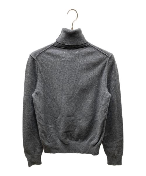 Maison Margiela 4 14（メゾンマルジェラ）Maison Margiela 4 14 (メゾンマルジェラ) Chashmere High Neck Sweater タートルネックニット グレー サイズ:SIZE Sの古着・服飾アイテム