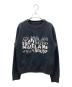 Maison Margiela 1（メゾンマルジェラ 1）の古着「四つタグ 1ライン ロゴプリント オーバーサイズ スウェット」｜ブラック