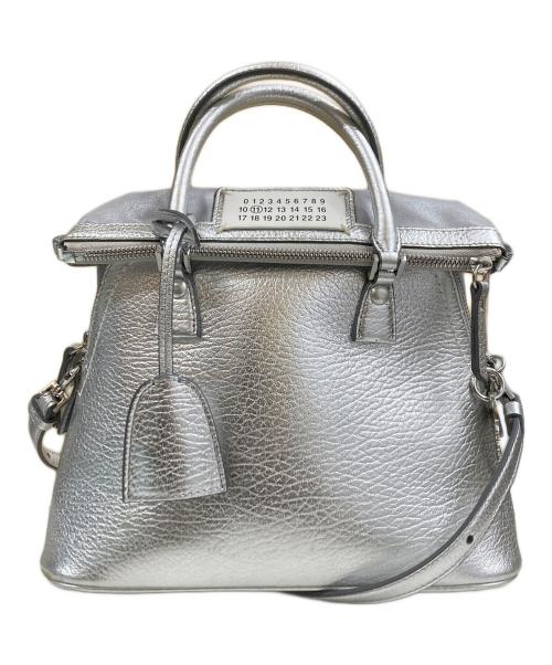 Maison Margiela（メゾンマルジェラ）Maison Margiela (メゾンマルジェラ) 5AC Classique Mini 5AC クラシック ミニショルダーバッグ シルバー サイズ:MINIの古着・服飾アイテム