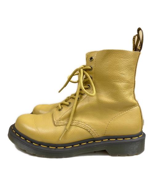 Dr.Martens（ドクターマーチン）Dr.Martens (ドクターマーチン) 1460 PASCAL 8ホールブーツ イエロー サイズ:SIZE UK5の古着・服飾アイテム