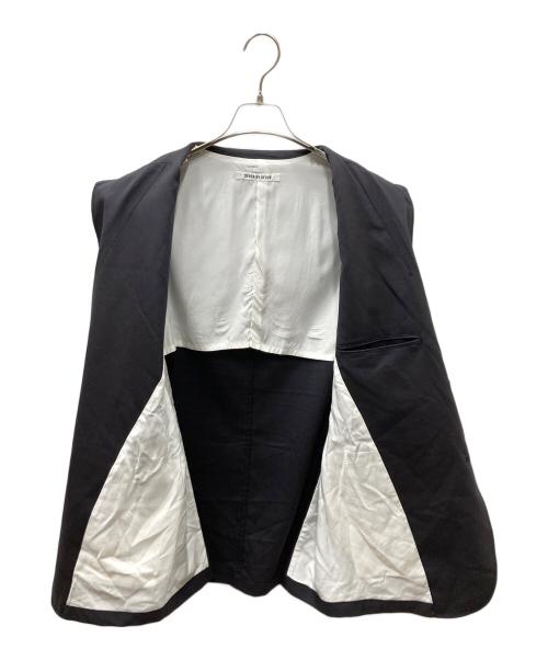 seven by seven（セブンバイセブン）SEVEN BY SEVEN (セブンバイセブン) 2B TAILORED JACKET ウールテーラードジャケット ブラック サイズ:SIZE Mの古着・服飾アイテム