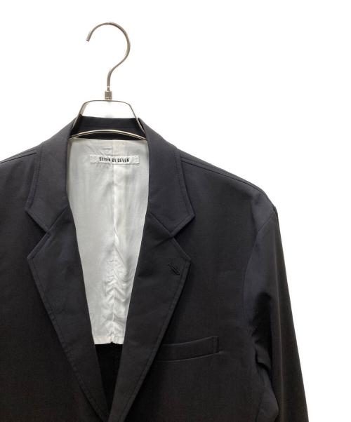 seven by seven（セブンバイセブン）SEVEN BY SEVEN (セブンバイセブン) 2B TAILORED JACKET ウールテーラードジャケット ブラック サイズ:SIZE Mの古着・服飾アイテム