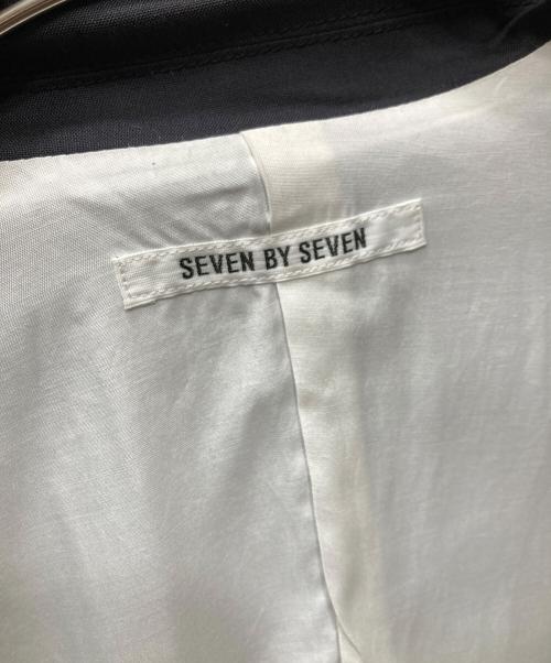 seven by seven（セブンバイセブン）SEVEN BY SEVEN (セブンバイセブン) 2B TAILORED JACKET ウールテーラードジャケット ブラック サイズ:SIZE Mの古着・服飾アイテム