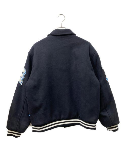 Liberaiders（リベレイダース）Liberaiders (リベレイダース) LR VARSITY JACKET ヴァシティージャケット ブラック×ネイビー サイズ:Mの古着・服飾アイテム