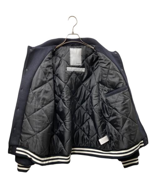 Liberaiders（リベレイダース）Liberaiders (リベレイダース) LR VARSITY JACKET ヴァシティージャケット ブラック×ネイビー サイズ:Mの古着・服飾アイテム