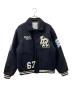 Liberaiders（リベレイダース）の古着「LR VARSITY JACKET ヴァシティージャケット」｜ブラック×ネイビー
