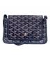 GOYARD（ゴヤール）の古着「プリュメ PLUMET ポーチ ウォレット バッグ」｜ネイビー×ブラウン