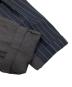 中古・古着 COMME des GARCONS HOMME PLUS (コムデギャルソンオムプリュス) ストライプ切替スラックス ブラウン×ネイビー サイズ:SIZE S：18000円