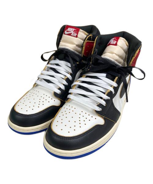 NIKE（ナイキ）NIKE (ナイキ) FRAGMENT DESIGN (フラグメントデザイン) UNION (ユニオン) ハイカットスニーカー ブラック×バーシティレッド サイズ:SIZE 28cmの古着・服飾アイテム