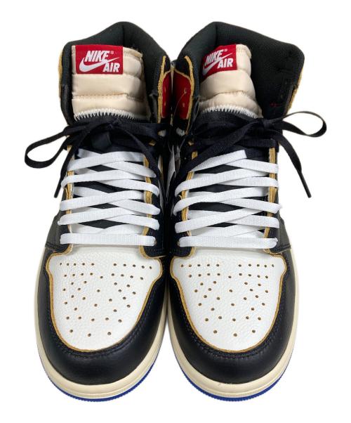 NIKE（ナイキ）NIKE (ナイキ) FRAGMENT DESIGN (フラグメントデザイン) UNION (ユニオン) ハイカットスニーカー ブラック×バーシティレッド サイズ:SIZE 28cmの古着・服飾アイテム