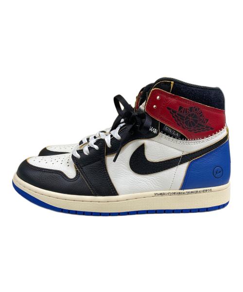 NIKE（ナイキ）NIKE (ナイキ) FRAGMENT DESIGN (フラグメントデザイン) UNION (ユニオン) ハイカットスニーカー ブラック×バーシティレッド サイズ:SIZE 28cmの古着・服飾アイテム