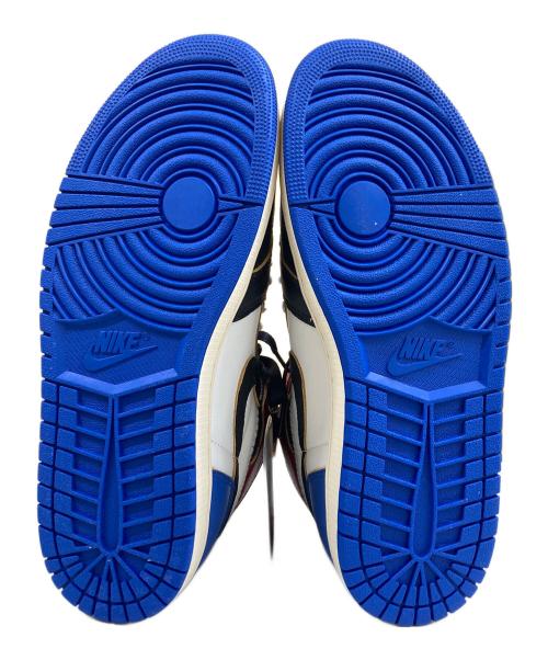 NIKE（ナイキ）NIKE (ナイキ) FRAGMENT DESIGN (フラグメントデザイン) UNION (ユニオン) ハイカットスニーカー ブラック×バーシティレッド サイズ:SIZE 28cmの古着・服飾アイテム