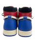 中古・古着 NIKE (ナイキ) FRAGMENT DESIGN (フラグメントデザイン) UNION (ユニオン) ハイカットスニーカー ブラック×バーシティレッド サイズ:SIZE 28cm：27000円