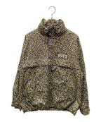 BoTTボット）の古着「Flower Anorak Jacket フラワーアノラックジャケット」｜ブラウン×グリーン