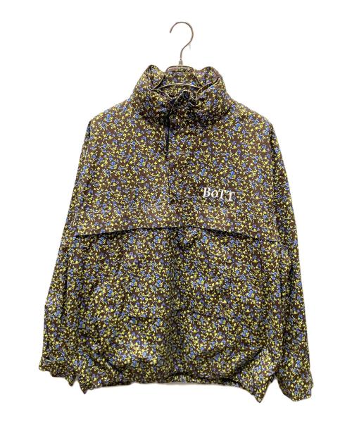 BoTT（ボット）BoTT (ボット) Flower Anorak Jacket フラワーアノラックジャケット ブラウン×グリーン サイズ:SIZE XLの古着・服飾アイテム