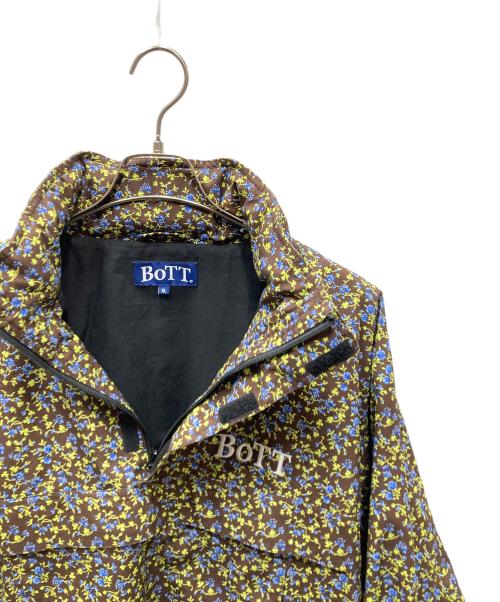 BoTT（ボット）BoTT (ボット) Flower Anorak Jacket フラワーアノラックジャケット ブラウン×グリーン サイズ:SIZE XLの古着・服飾アイテム