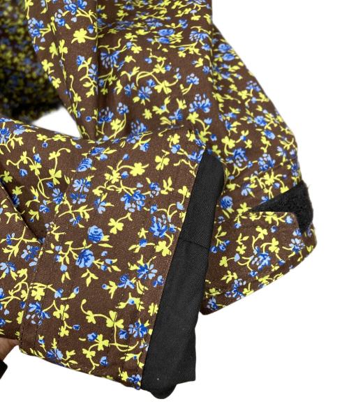 BoTT（ボット）BoTT (ボット) Flower Anorak Jacket フラワーアノラックジャケット ブラウン×グリーン サイズ:SIZE XLの古着・服飾アイテム