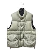 SUGARHILLシュガーヒル）の古着「PUFFER REVERSIBLE VEST リバーシブル ダウンベスト」｜ブラック×グリーン
