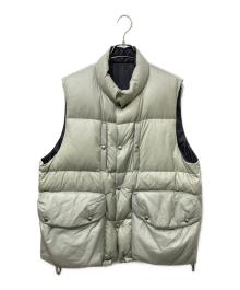 SUGARHILL（シュガーヒル）の古着「PUFFER REVERSIBLE VEST リバーシブル ダウンベスト」｜ブラック×グリーン