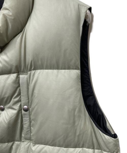 SUGARHILL（シュガーヒル）SUGARHILL (シュガーヒル) PUFFER REVERSIBLE VEST リバーシブル ダウンベスト ブラック×グリーン サイズ:4の古着・服飾アイテム
