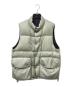 SUGARHILL（シュガーヒル）の古着「PUFFER REVERSIBLE VEST リバーシブル ダウンベスト」｜ブラック×グリーン