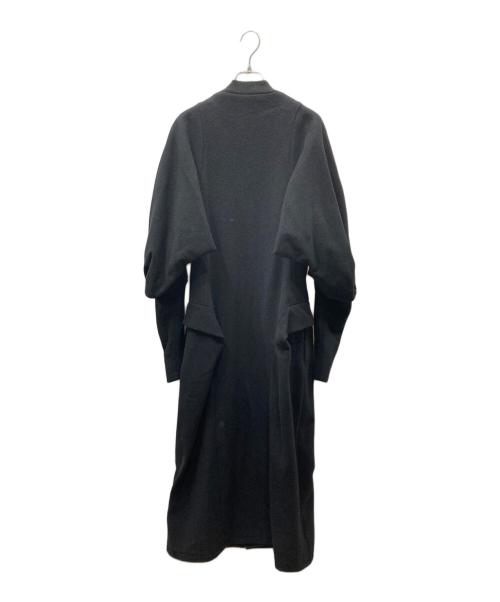LIMI feu（リミフゥ）LIMI feu (リミフゥ) WOOL MOSSER BALLOON SLEEVE COAT ウールモッサ バルーンスリーブコート ブラック サイズ:SIZE 1の古着・服飾アイテム
