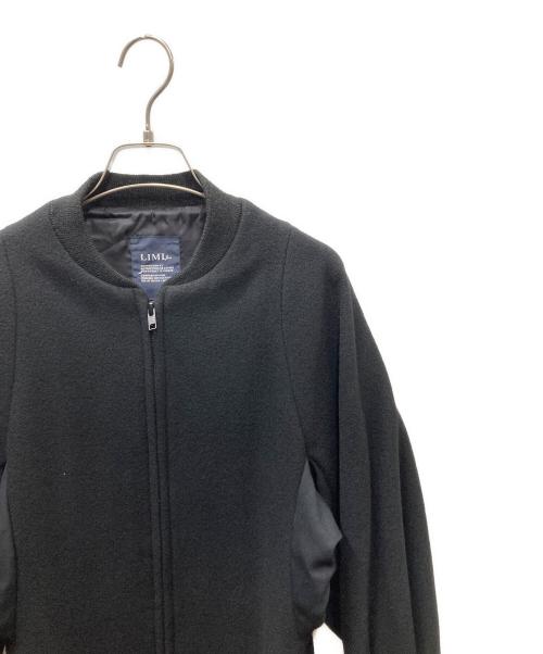 LIMI feu（リミフゥ）LIMI feu (リミフゥ) WOOL MOSSER BALLOON SLEEVE COAT ウールモッサ バルーンスリーブコート ブラック サイズ:SIZE 1の古着・服飾アイテム
