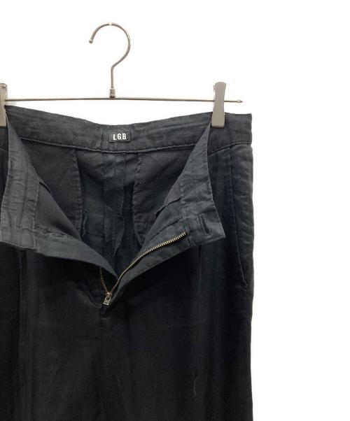 L.G.B（ルグランブルー）L.G.B (ルグランブルー) リネン混パンツ ブラック サイズ:SIZE 30の古着・服飾アイテム