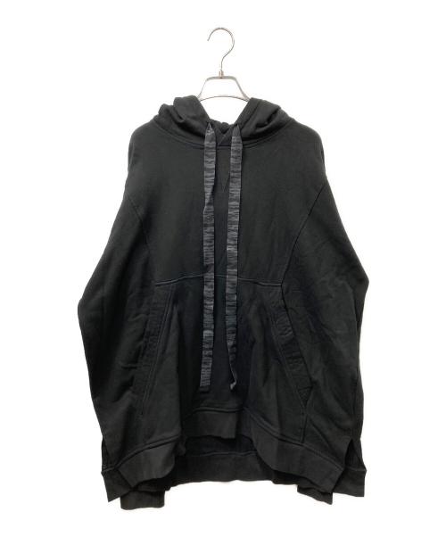 KMRII（ケムリ）KMRii (ケムリ) デザインパーカー ブラック サイズ:Freeの古着・服飾アイテム