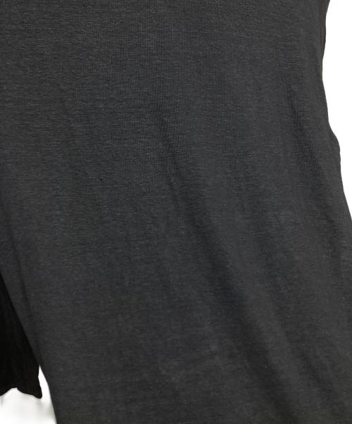KMRII（ケムリ）KmRii (ケムリ) リネン混Vネックニット ブラック サイズ:SIZE 2の古着・服飾アイテム