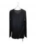KmRii (ケムリ) リネン混Vネックニット ブラック サイズ:SIZE 2：10000円