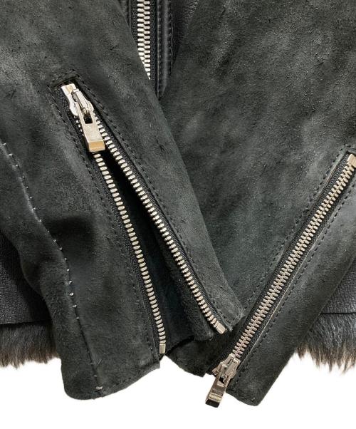incarnation（インカーネーション）incarnation (インカーネーション) SHEEP SHEARLING(MOUTON) HOODED BLOUSON ブラック サイズ:SIZE Mの古着・服飾アイテム