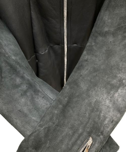 incarnation（インカーネーション）incarnation (インカーネーション) SHEEP SHEARLING(MOUTON) HOODED BLOUSON ブラック サイズ:SIZE Mの古着・服飾アイテム