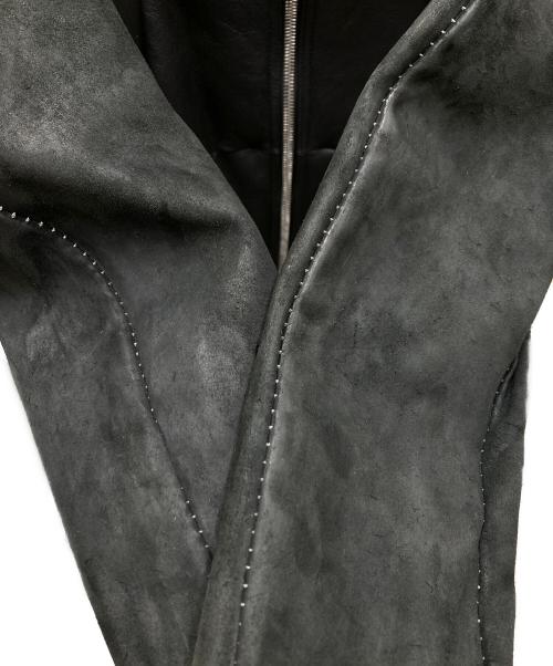 incarnation（インカーネーション）incarnation (インカーネーション) SHEEP SHEARLING(MOUTON) HOODED BLOUSON ブラック サイズ:SIZE Mの古着・服飾アイテム