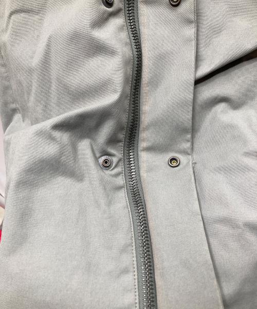 KAZUYUKI KUMAGAI（カズユキ クマガイ）KAZUYUKI KUMAGAI (カズユキ クマガイ) ナイロンコットンタッサー モッズコート オリーブ サイズ:SIZE 3の古着・服飾アイテム