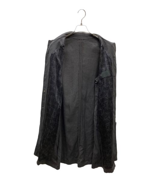 DEVOA（デヴォア）DEVOA (デヴォア) リネンロングコート チャコールグレー サイズ:SIZE 3の古着・服飾アイテム