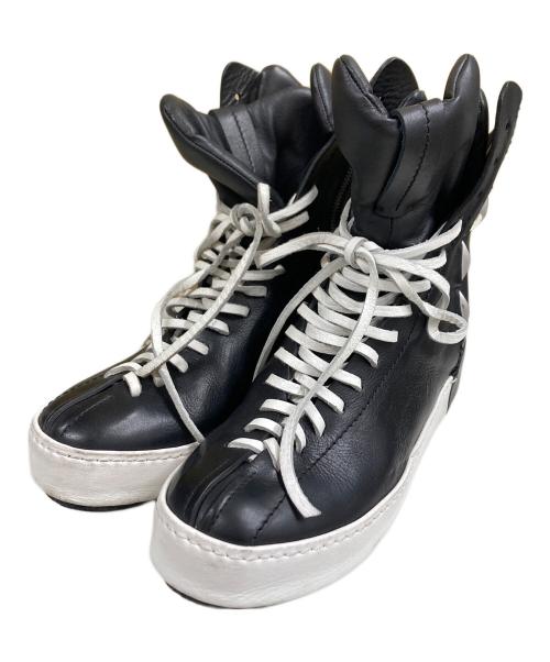 artselab（アートセラブ）artselab (アートセラブ) レザーハイカットスニーカー ブラック サイズ:SIZE 42の古着・服飾アイテム