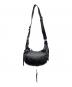KMRII (ケムリ) KB-Shoulder Bubble/Estoc レザーショルダーバッグ ブラック：90000円