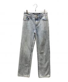 ALEXANDER WANG（アレキサンダー・ワン）の古着「ビキニ ストラップ ローライズ ストレートジーンズ」｜ブルー