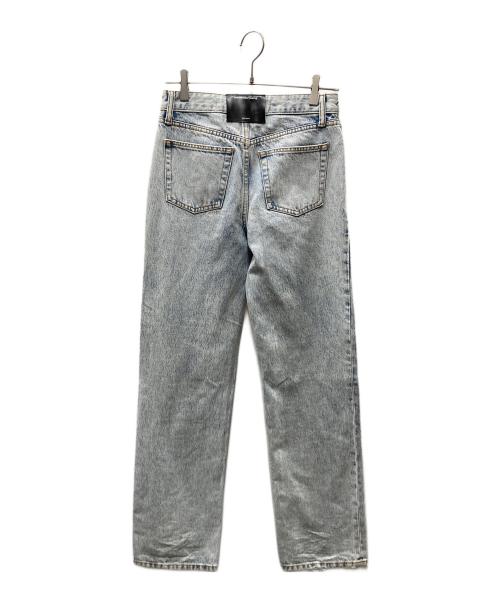 ALEXANDER WANG（アレキサンダー・ワン）ALEXANDER WANG (アレキサンダー・ワン) ビキニ ストラップ ローライズ ストレートジーンズ ブルー サイズ:SIZE 24の古着・服飾アイテム