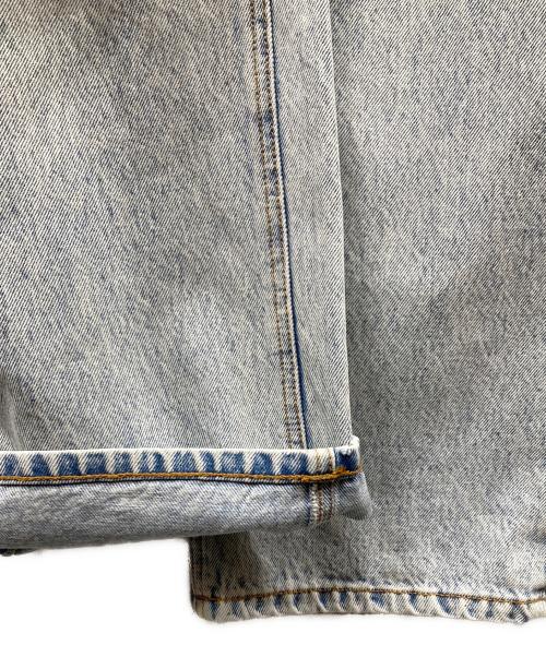 ALEXANDER WANG（アレキサンダー・ワン）ALEXANDER WANG (アレキサンダー・ワン) ビキニ ストラップ ローライズ ストレートジーンズ ブルー サイズ:SIZE 24の古着・服飾アイテム