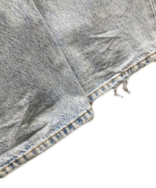 ALEXANDER WANG（アレキサンダー・ワン）ALEXANDER WANG (アレキサンダー・ワン) ビキニ ストラップ ローライズ ストレートジーンズ ブルー サイズ:SIZE 24の古着・服飾アイテム